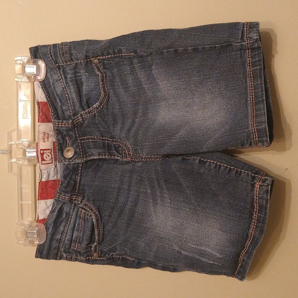 Lei Ashley Low Rise Americana Denim shorts